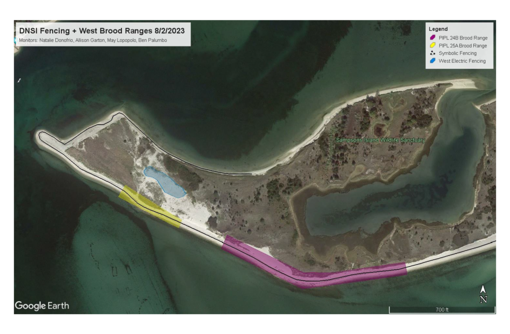 DNSI Fencing + Brood Ranges West Tip 8.2.2023