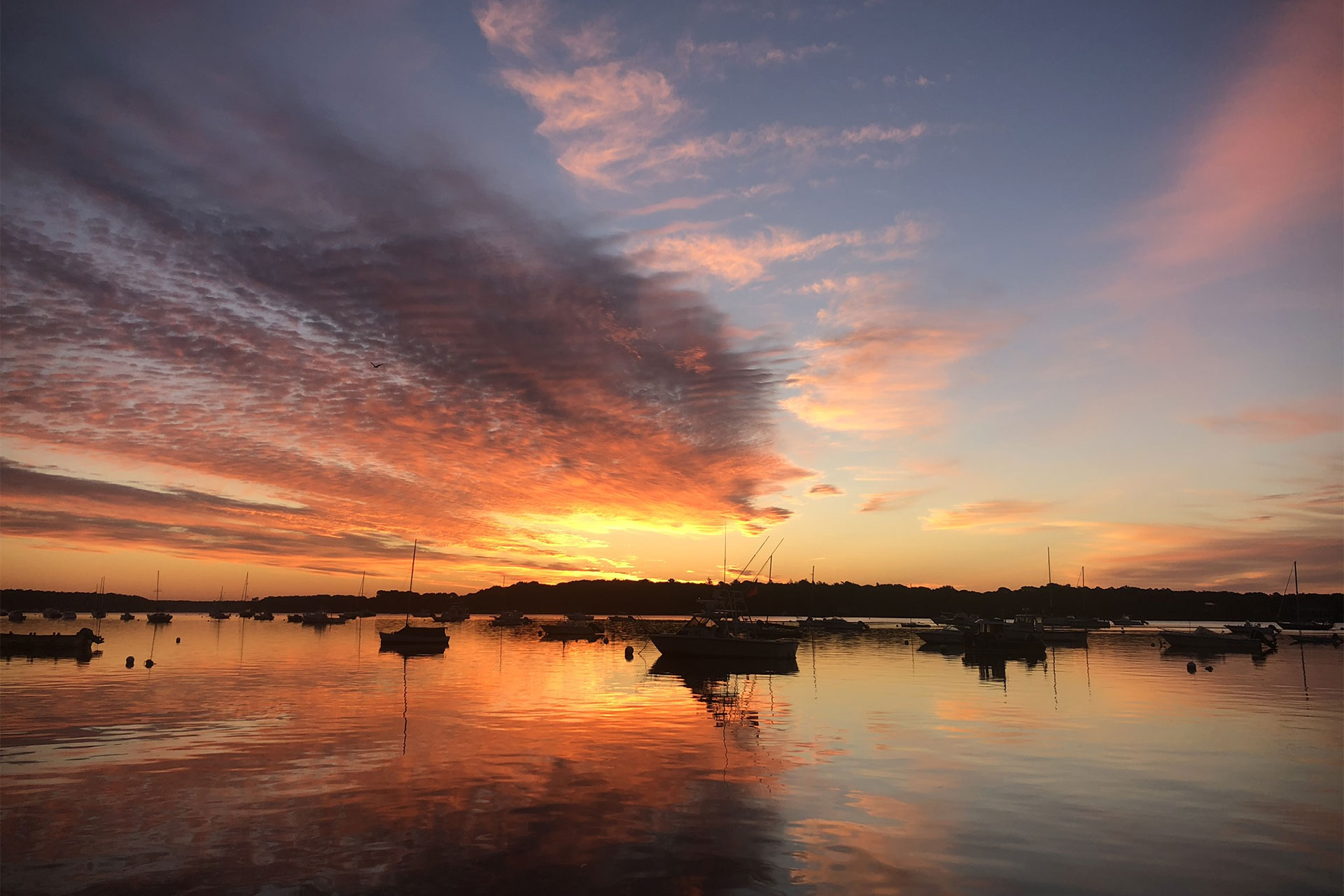 Sunset on Barnstable Harbor
