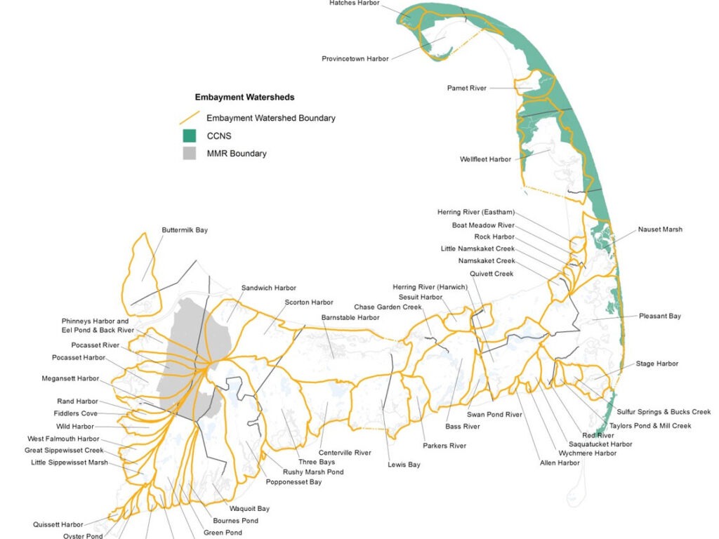 cape cod watershed map